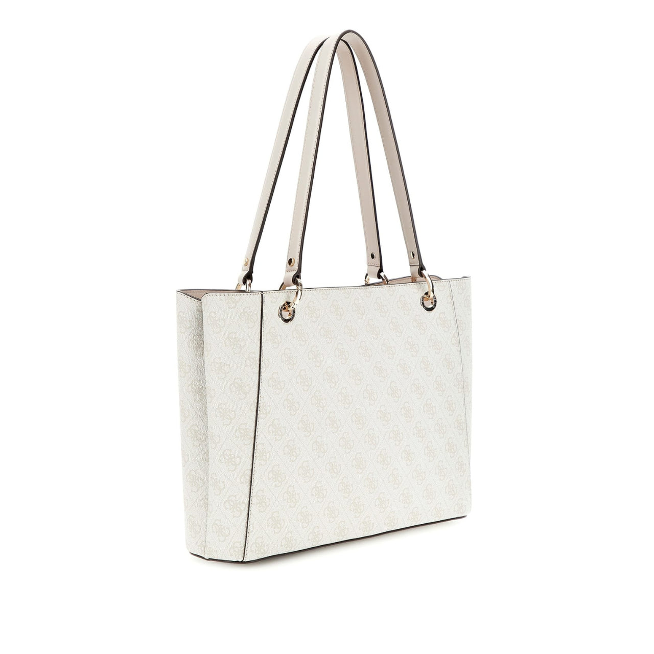 Borsa a Spalla Guess Donna Nolana Bianco/rosa