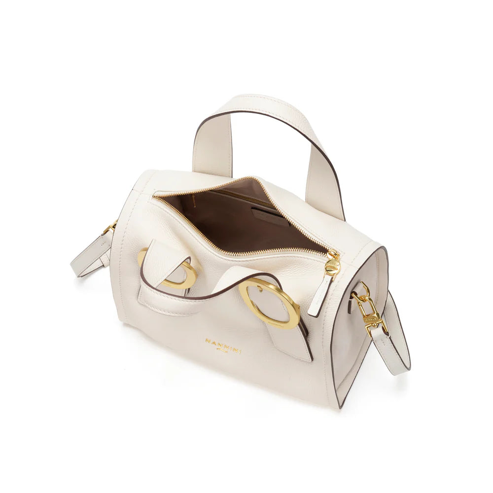 Bauletto Nannini Donna Greta Bianco