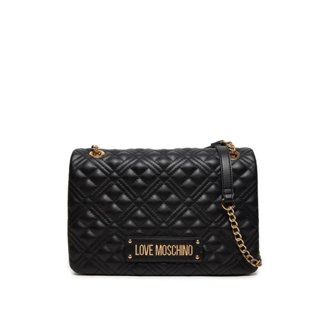 Borsa a Tracolla Love Moschino Donna Quilted Nero