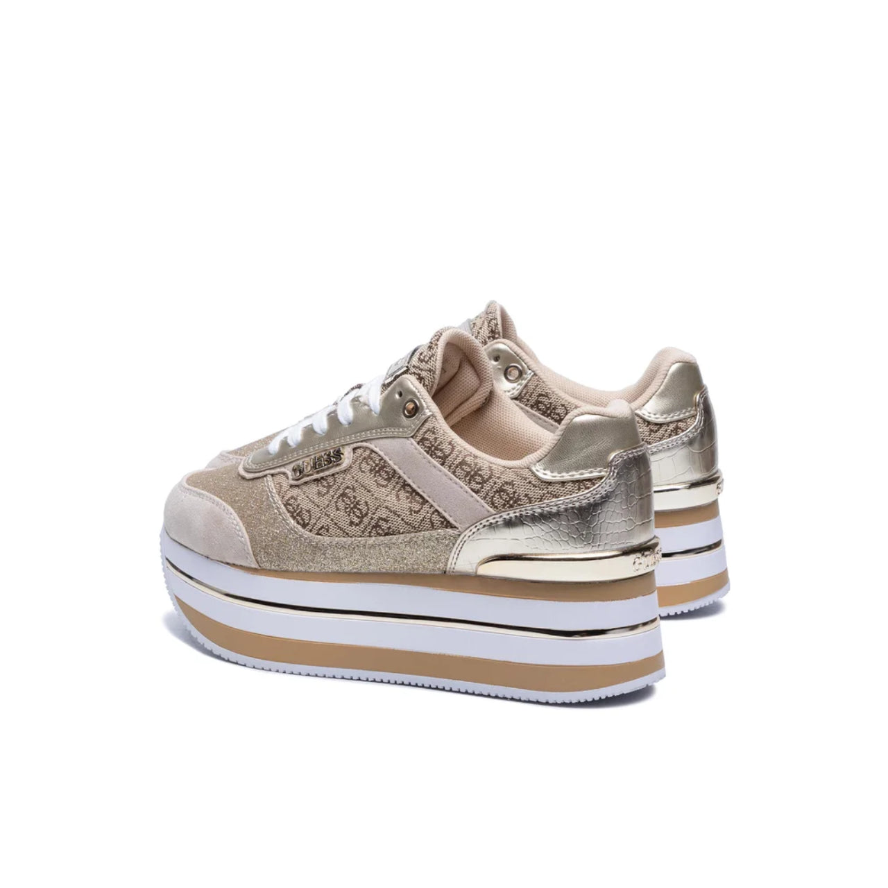 Sneakers Guess Donna Hansini oro/beige