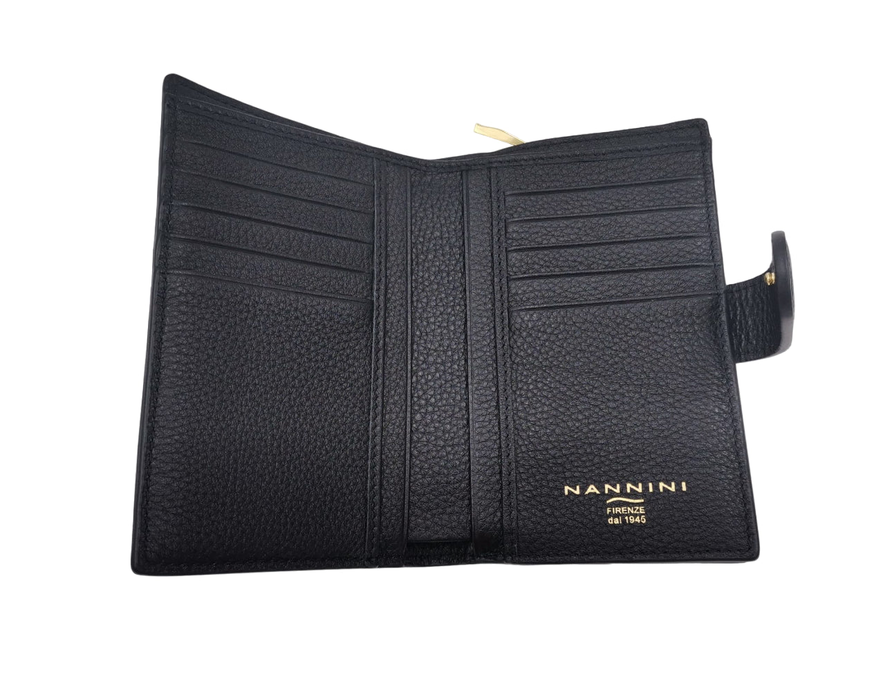 Portafoglio Nannini Donna Wallis Medium Nero/Bianco/Beige