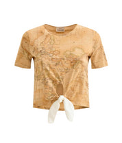 T-shirt Alviero Martini 1^ Classe Donna Donnavventura Beige/Cammello