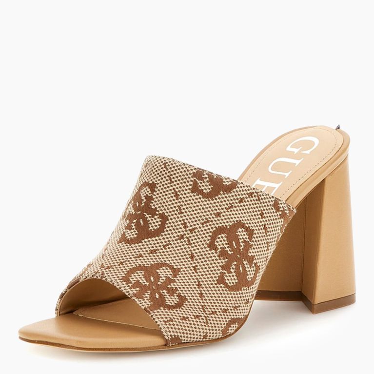 Sandalo con tacco Guess Donna Keila Beige/marrone