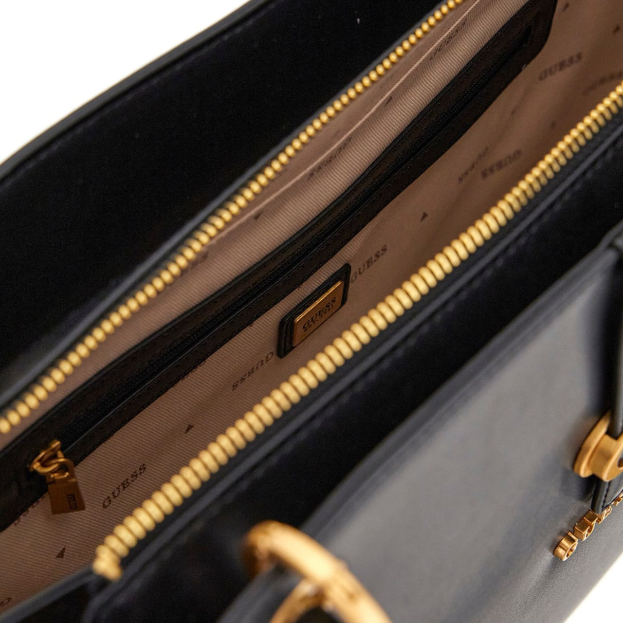 Borsa a Spalla Guess Donna Kuba Nero