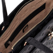 Borsa a Spalla Guess Donna Arlena Logo Nero