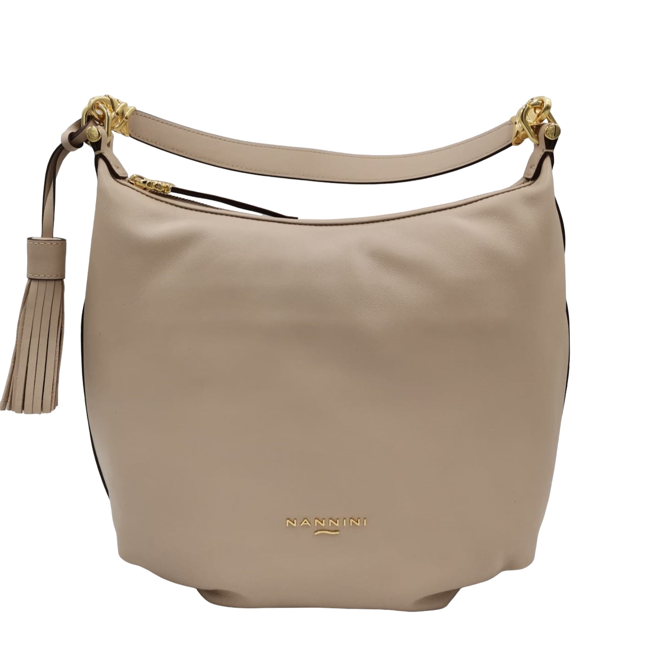 Borsa a Spalla Nannini Donna Veronica Caracas Beige
