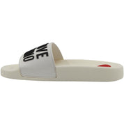 Ciabatte Love Moschino Donna Pool Slide Bianco/nero