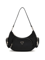 Borsa a Spalla Guess Donna Eco Gemma Nero