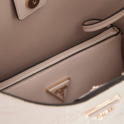 Borsa a Spalla Guess Donna Keandra Beige