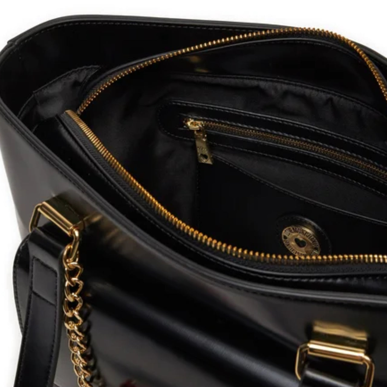 Borsa a Spalla Love Moschino Donna Made With Love Nero