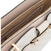 Borsa a Spalla Guess Donna Nolana Bianco/rosa