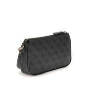 Borsa a Tracolla Guess Donna Noelle mini Grigio/nero
