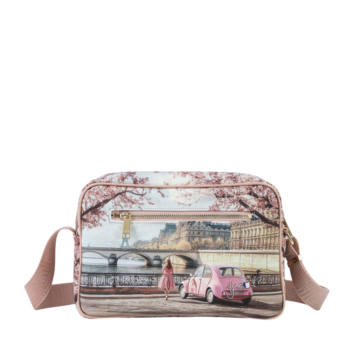 Borsa a Tracolla Y Not? Donna Paris en Rose Multicolore
