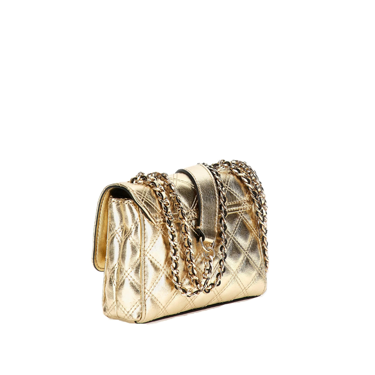 Borsa a Tracolla Guess Donna Giully Mini Oro