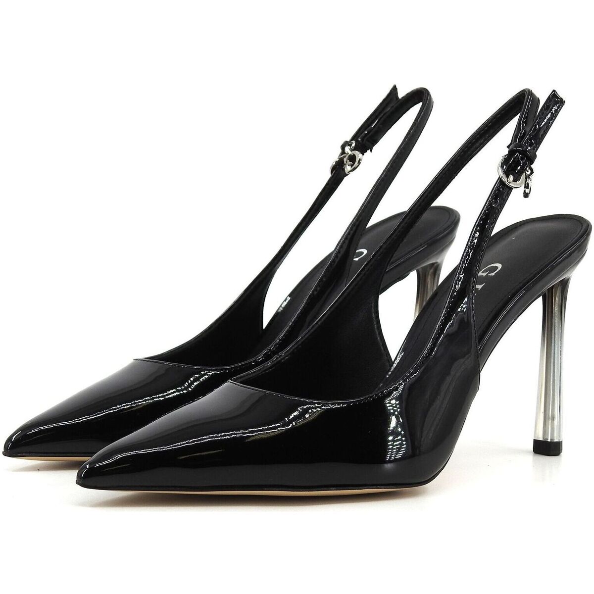 Sandalo con tacco Guess Donna Sling back syda Nero