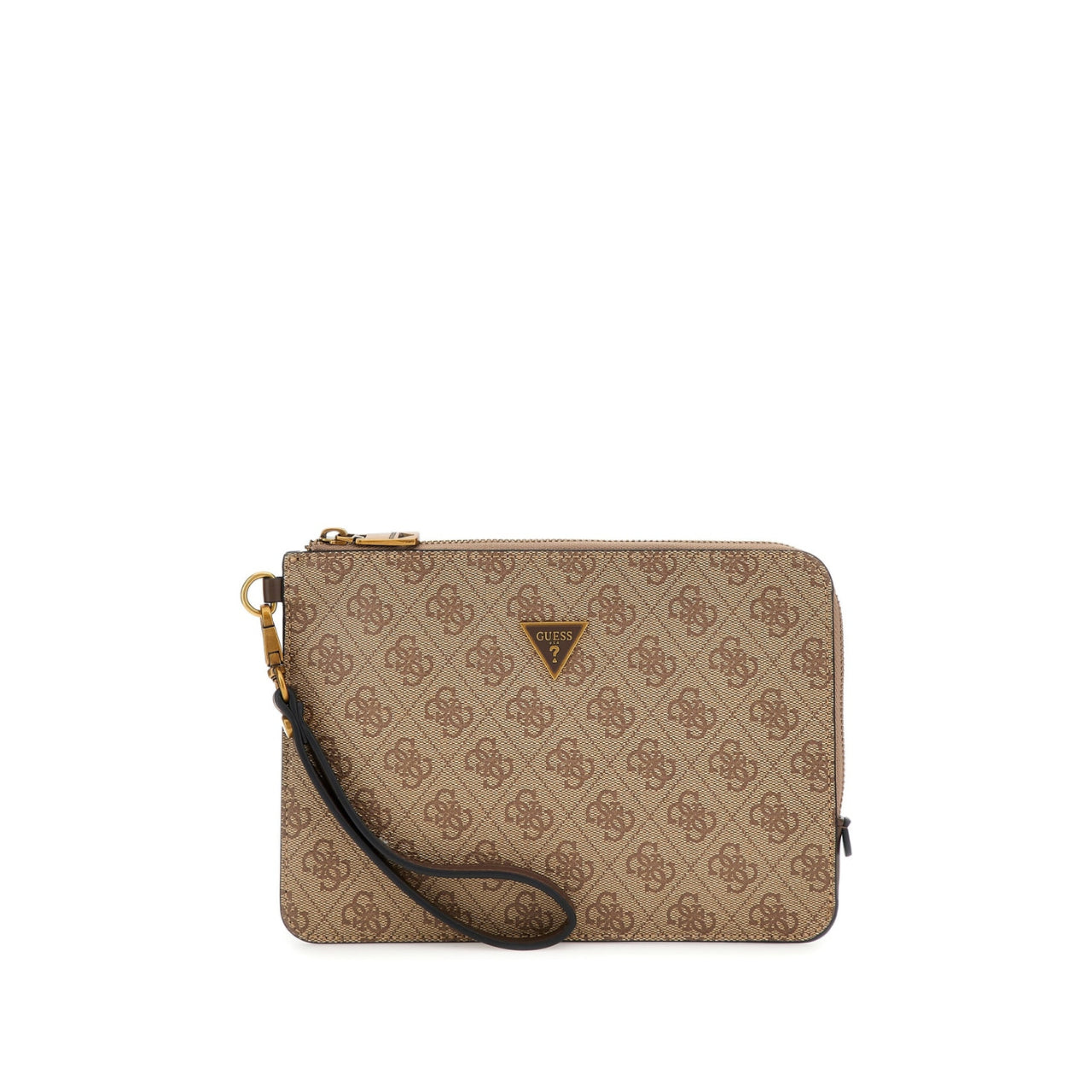 Pochette Guess Uomo Vezzola Nocciola/marrone