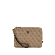 Pochette Guess Uomo Vezzola Nocciola/marrone
