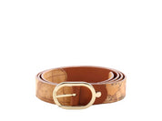 Cintura Alviero Martini 1^ Classe Donna Reversible Woman Belt Geo classic