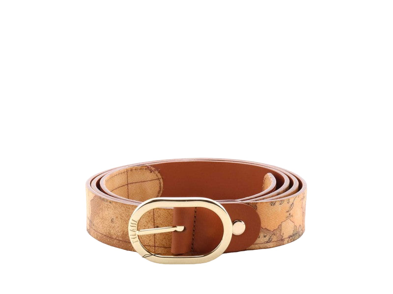 Cintura Alviero Martini 1^ Classe Donna Reversible Woman Belt Geo classic