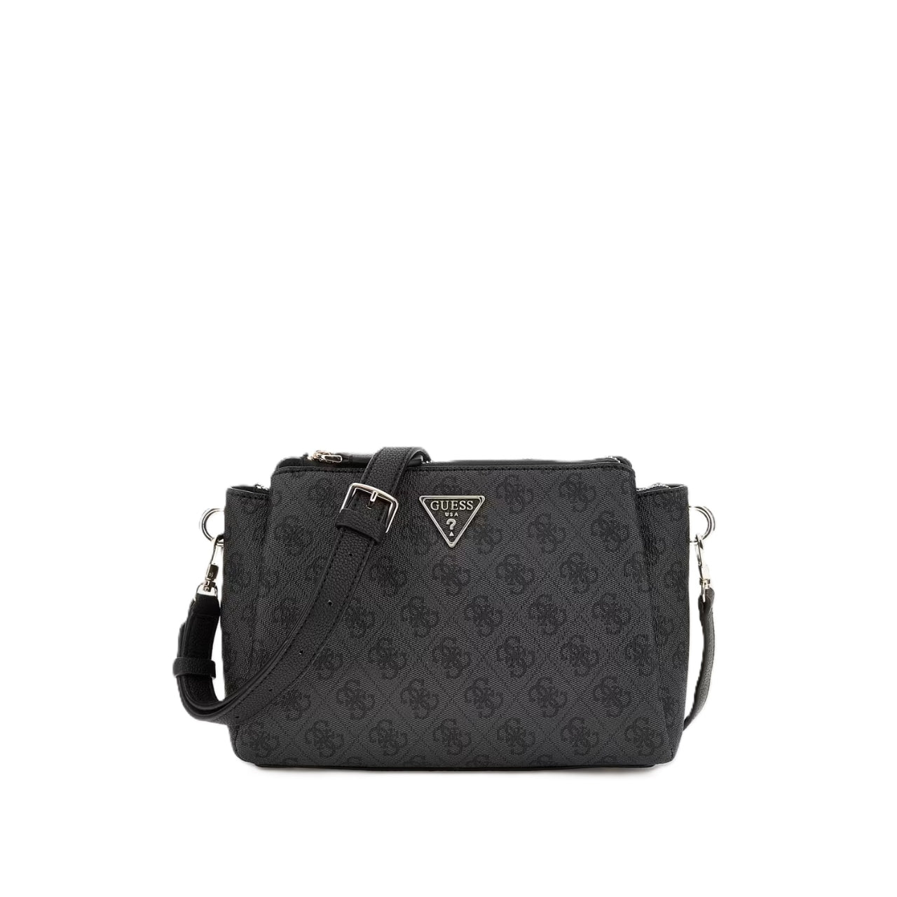 Borsa a Tracolla Guess Donna Noelle Grigio/nero