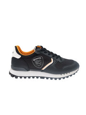 Sneakers Blauer Uomo Dixon02 Nero/Arancione