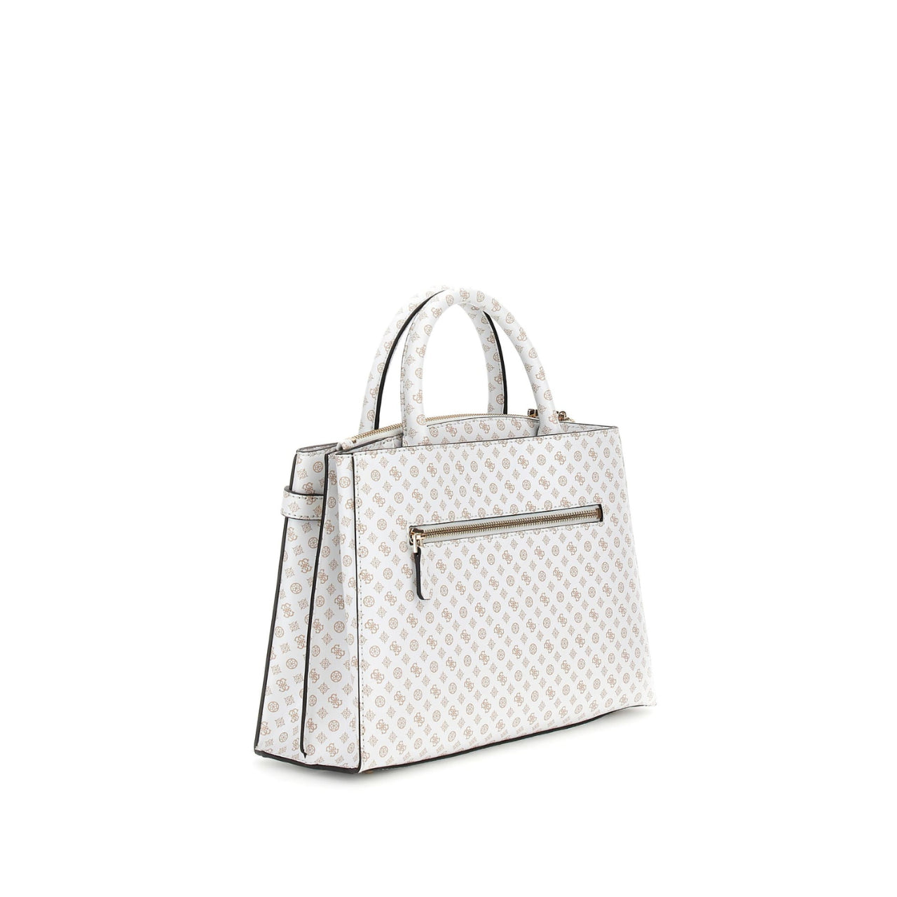 Borsa a Mano Guess Donna Arlena Logo Bianco