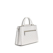 Borsa a Mano Guess Donna Arlena Logo Bianco