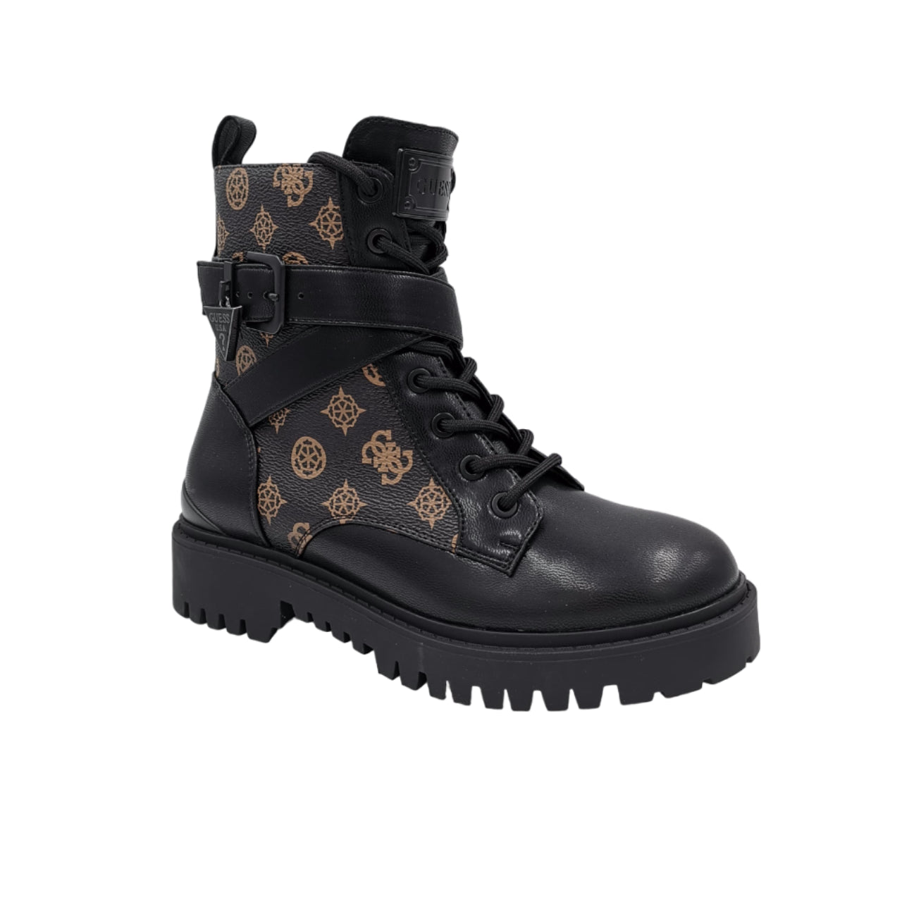 Anfibi Guess Donna Olsy Nero/marrone
