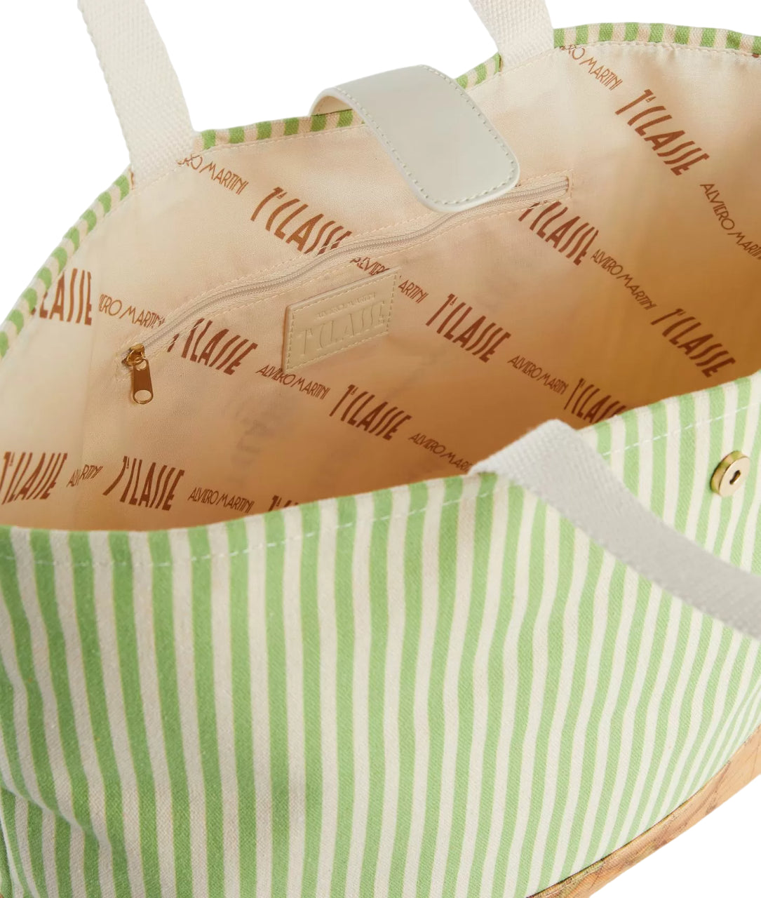 Borsa Shopper Alviero Martini 1^ Classe Donna shopper canvas Verde