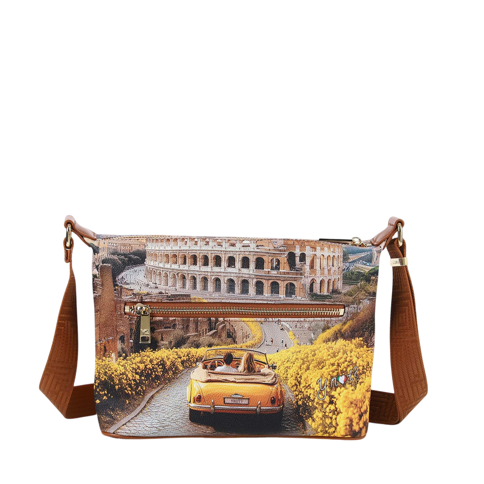 Borsa a Tracolla Y Not? Donna Sunshine Rome Multicolore