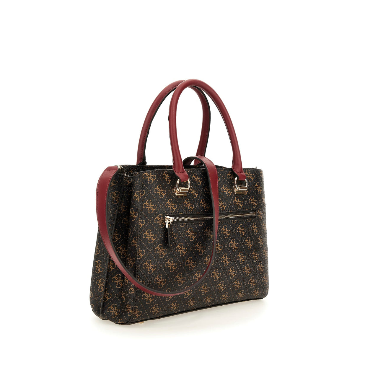 Borsa a Mano Guess Donna Noelle Marrone scuro