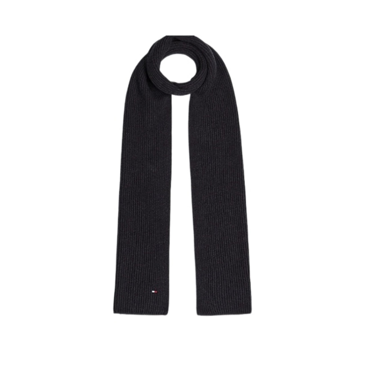 Sciarpa Tommy Hilfiger Uomo Flag Pima Grigio scuro