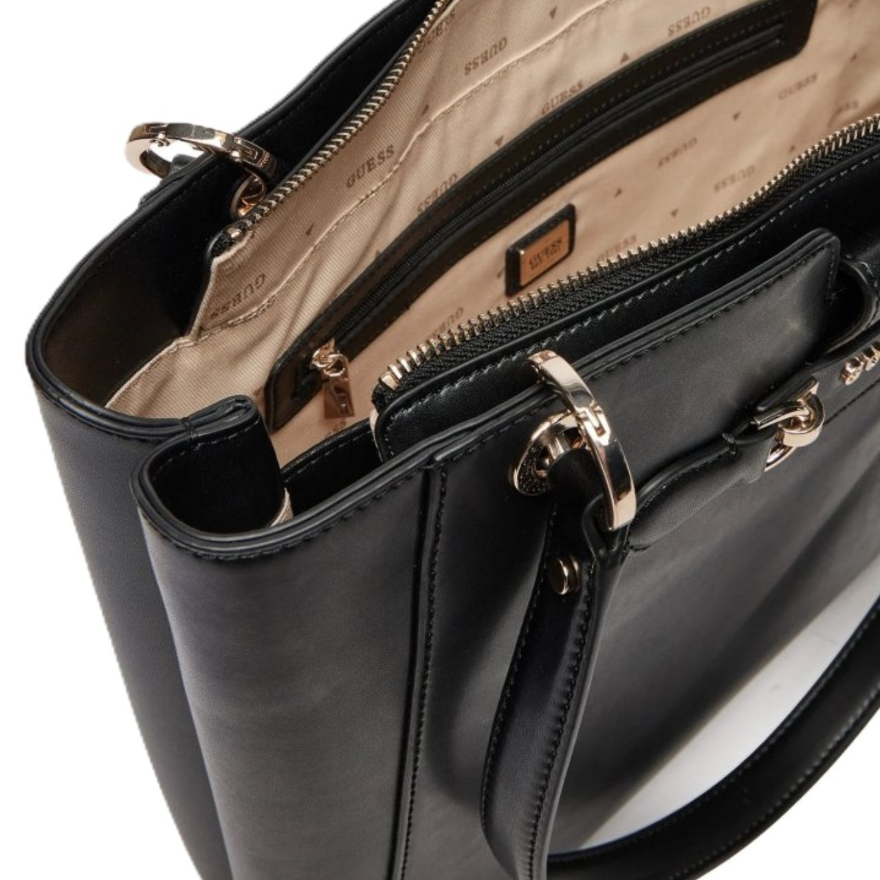 Borsa a Spalla Guess Donna Nolana Nero