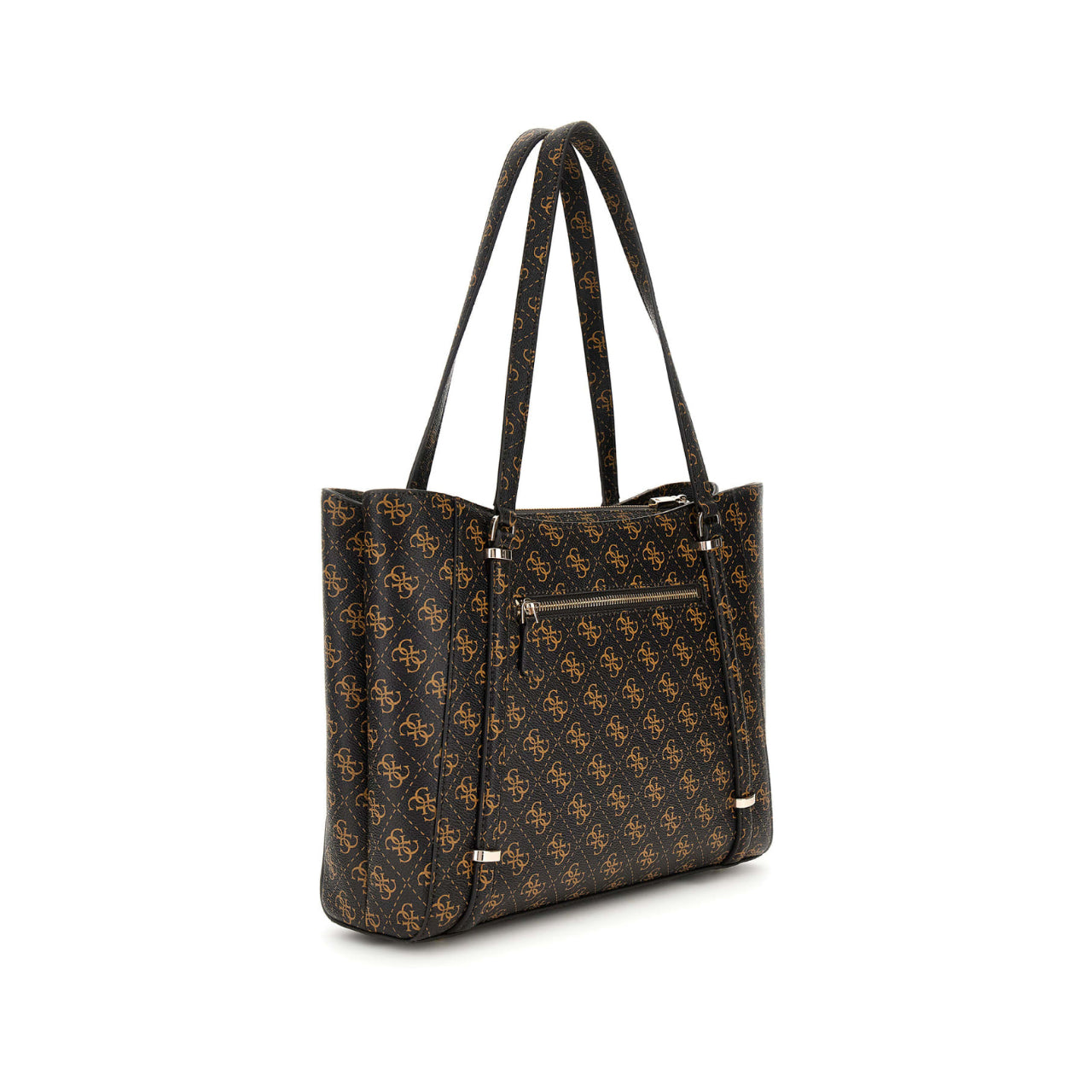 Borsa a Spalla Guess Donna ECO ERICA Marrone/nocciola