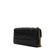 Borsa a Tracolla Love Moschino Donna Gold Heart Nero