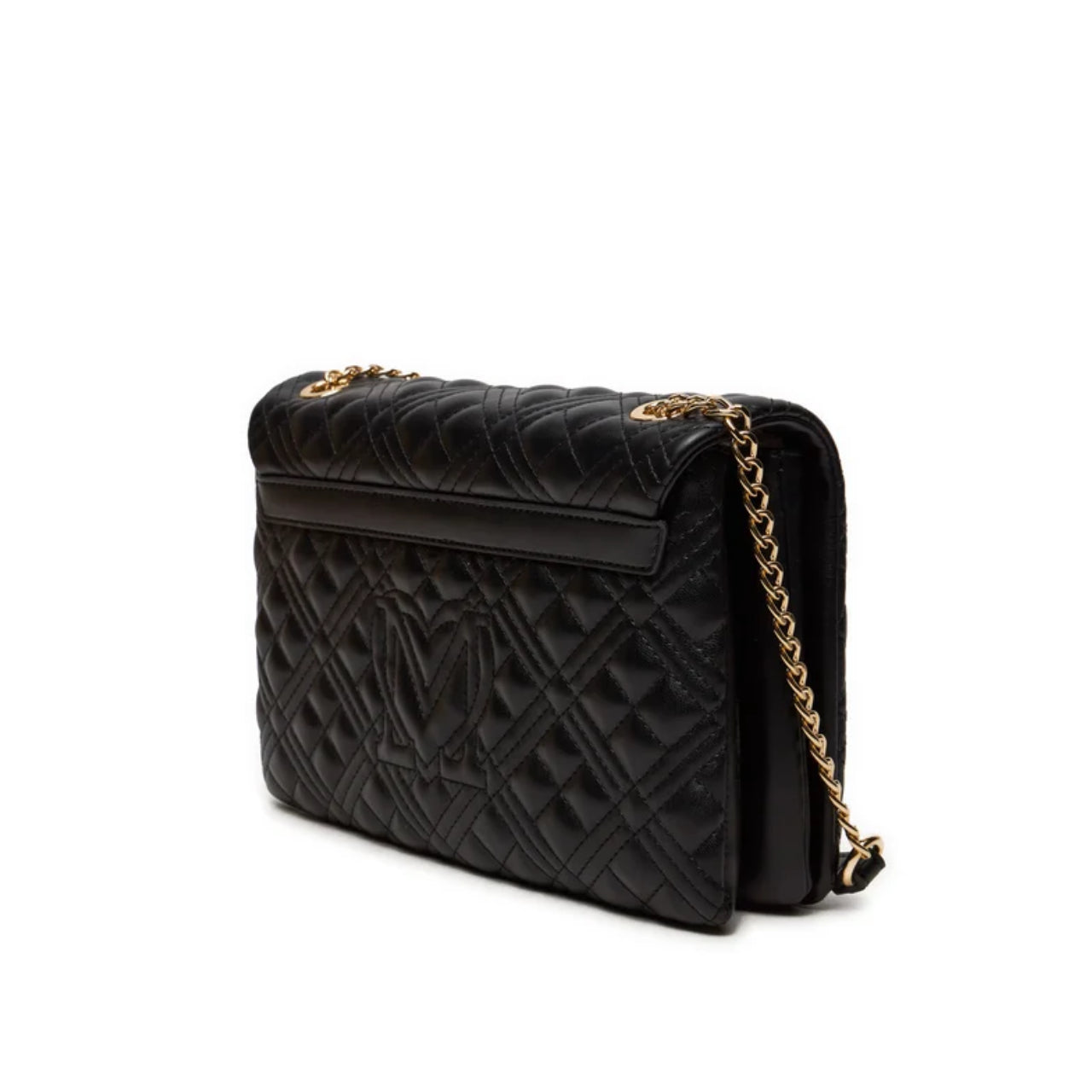 Borsa a Tracolla Love Moschino Donna Quilted Nero