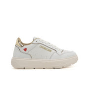 Sneakers Love Moschino Donna Love Bolding Bianco/argento