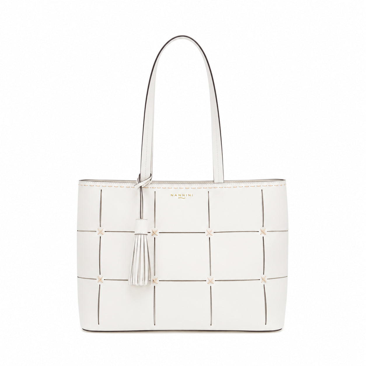 Borsa Shopper Nannini Donna Dania Bianco