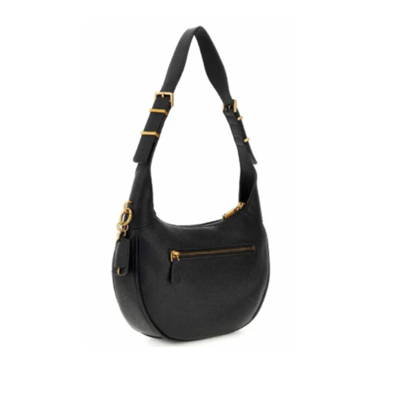 Borsa a Spalla Guess Donna Malva Nero