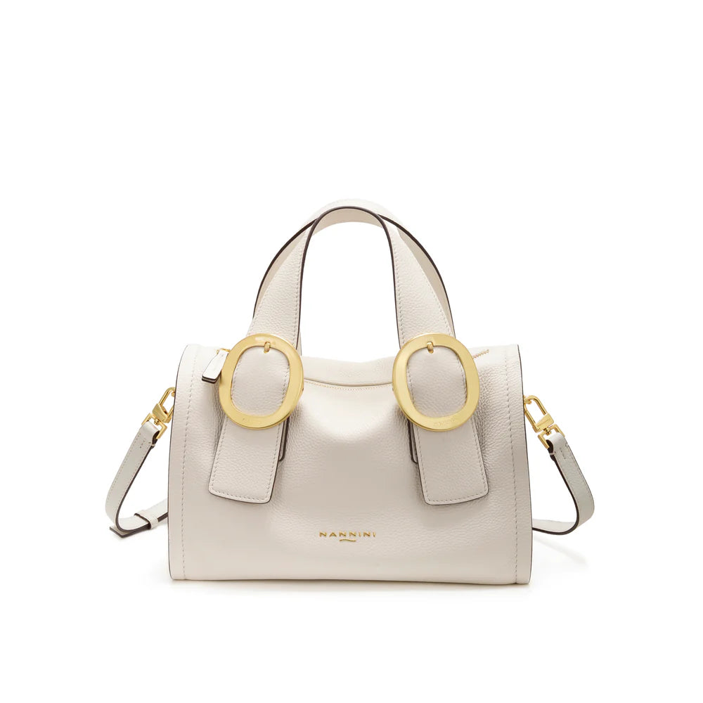 Bauletto Nannini Donna Greta Bianco