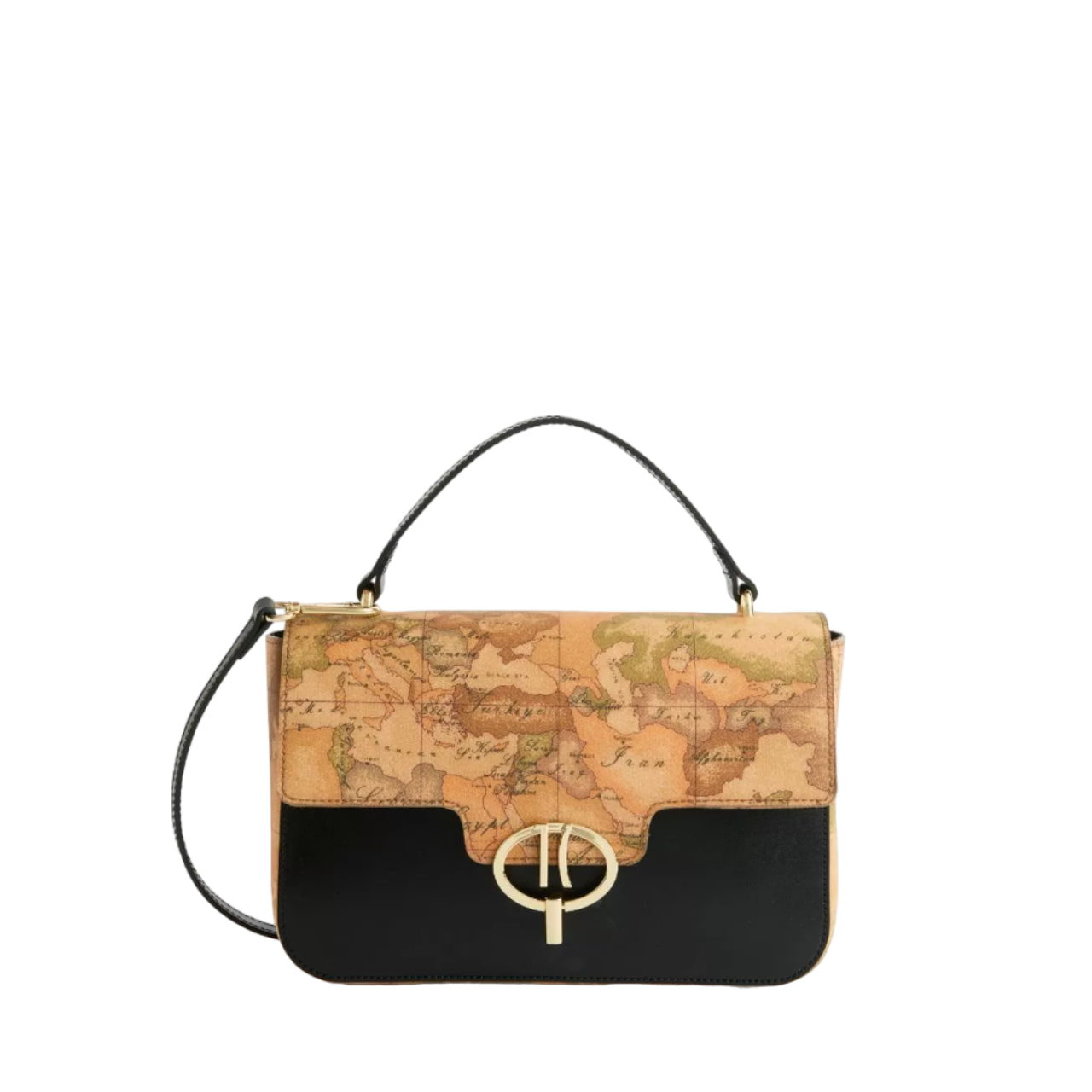 Borsa a Mano Alviero Martini 1^ Classe Donna Around Geo Nero/Geo Classic