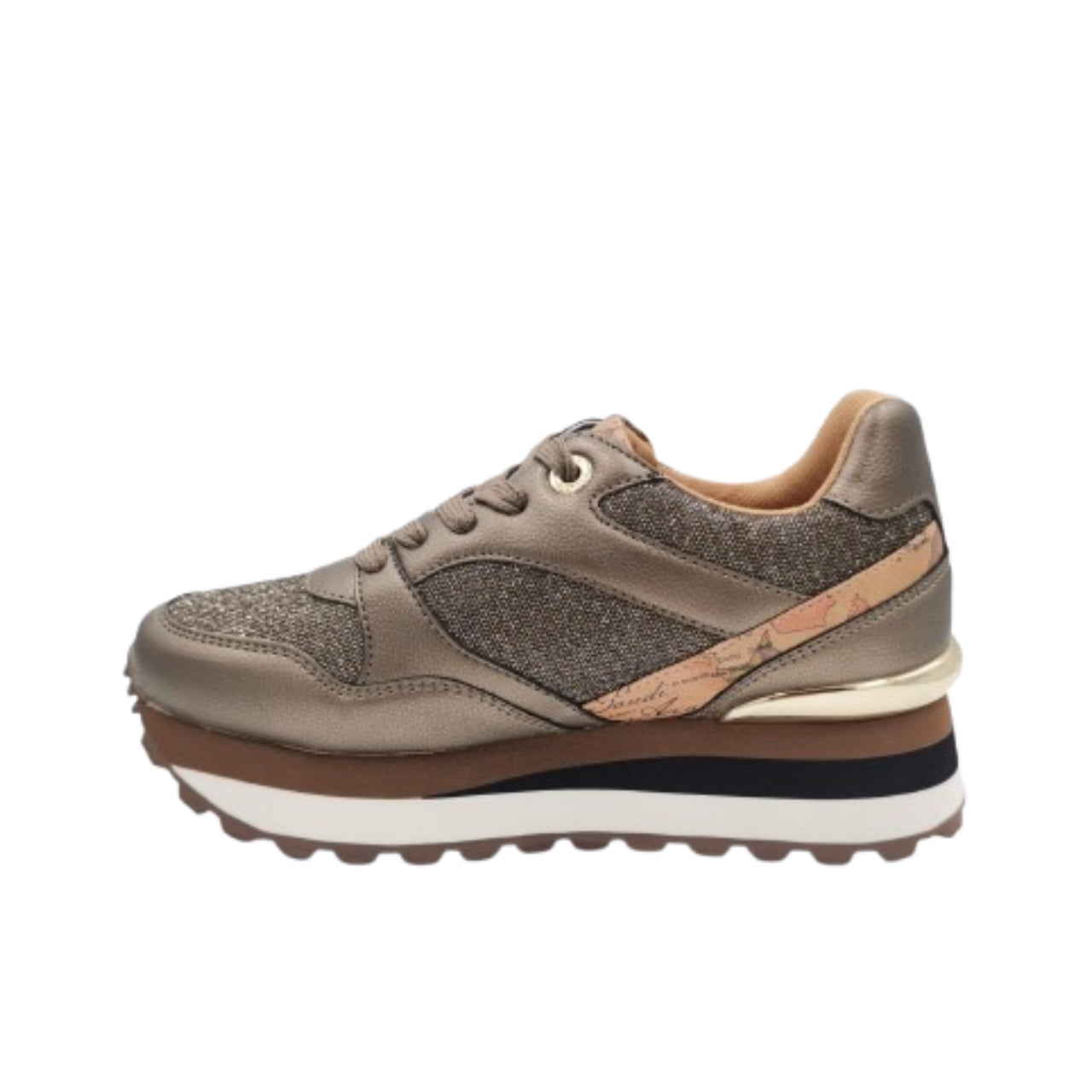 Sneakers Alviero Martini 1^ Classe Donna 2014 bronzo/geo beige