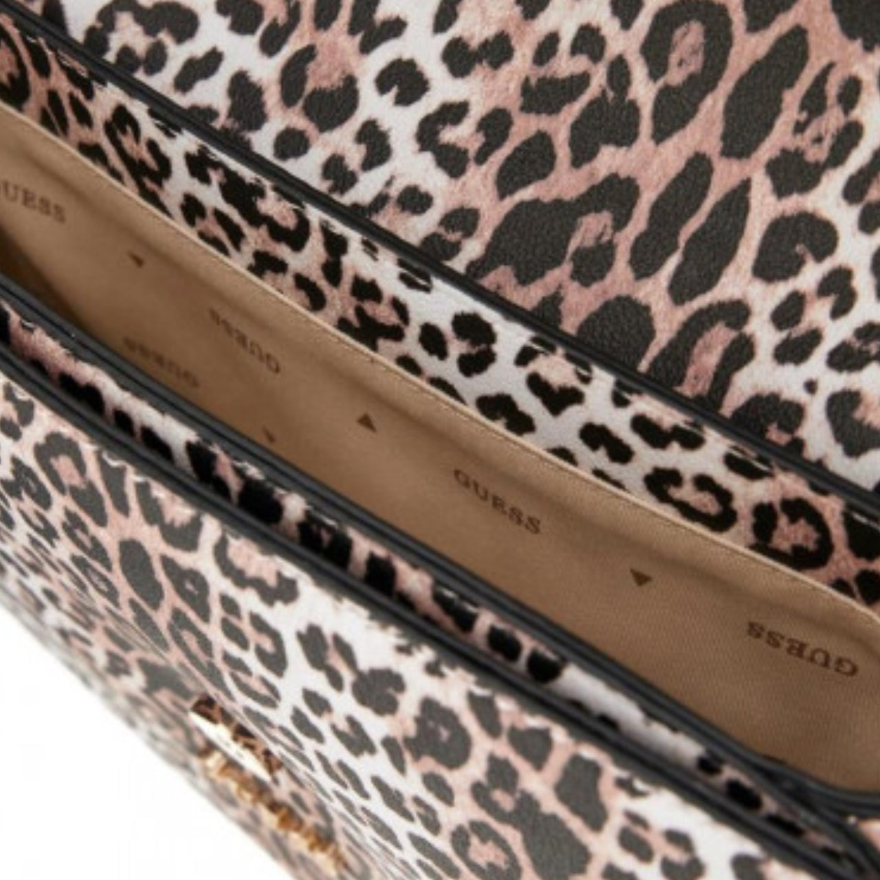 Borsa a Tracolla Guess Donna Jorah Leopardato