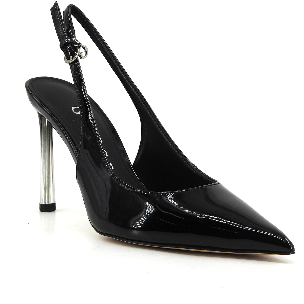 Sandalo con tacco Guess Donna Sling back syda Nero