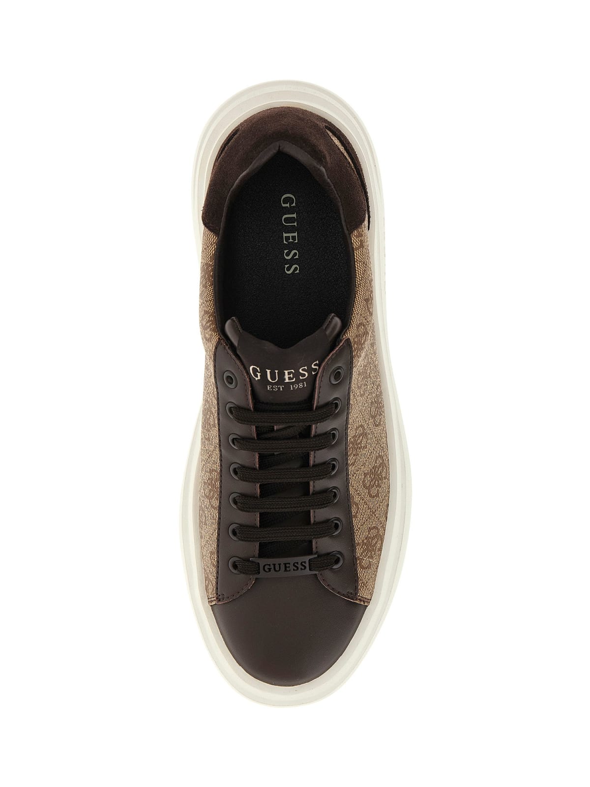 Sneakers Guess Uomo Elba Marrone