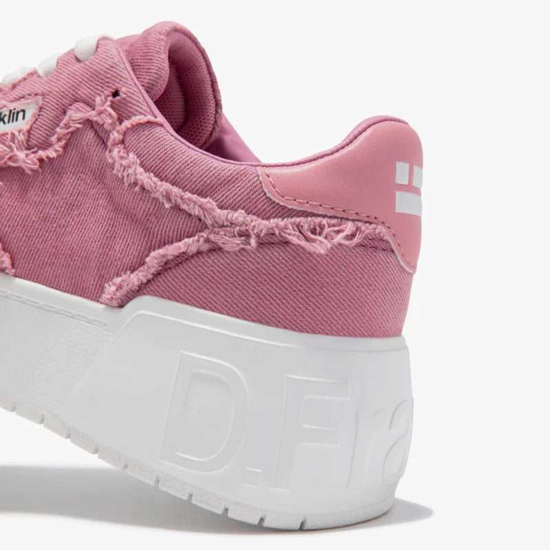 Sneakers D.Franklin Donna Court Frayed Pink Rosa