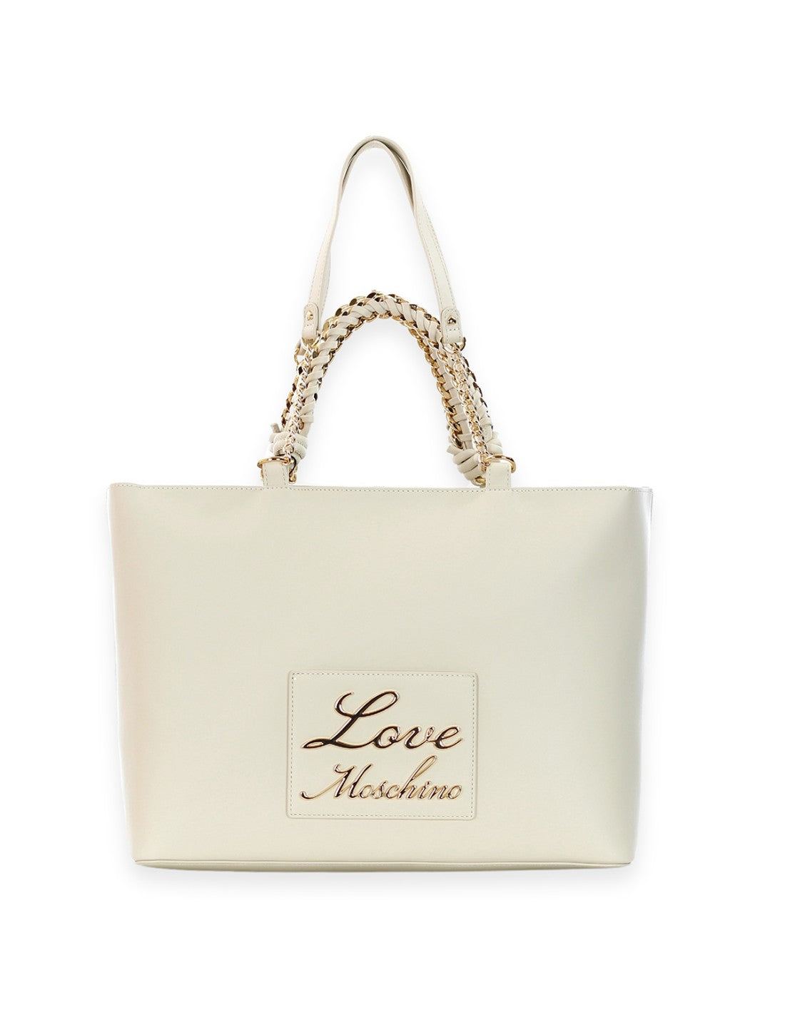 Borsa Shopper Love Moschino Donna Lovely Love Avorio