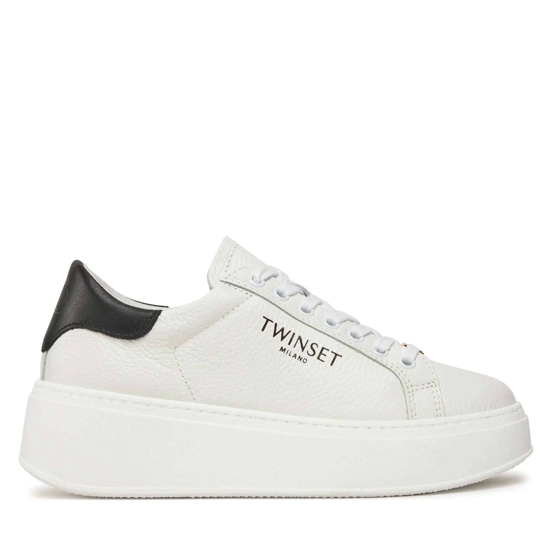 Sneakers Twinset Donna Platform Bianco/nero