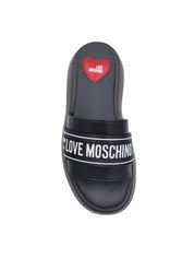 sabot Love Moschino Donna Floating Love Nero/bianco