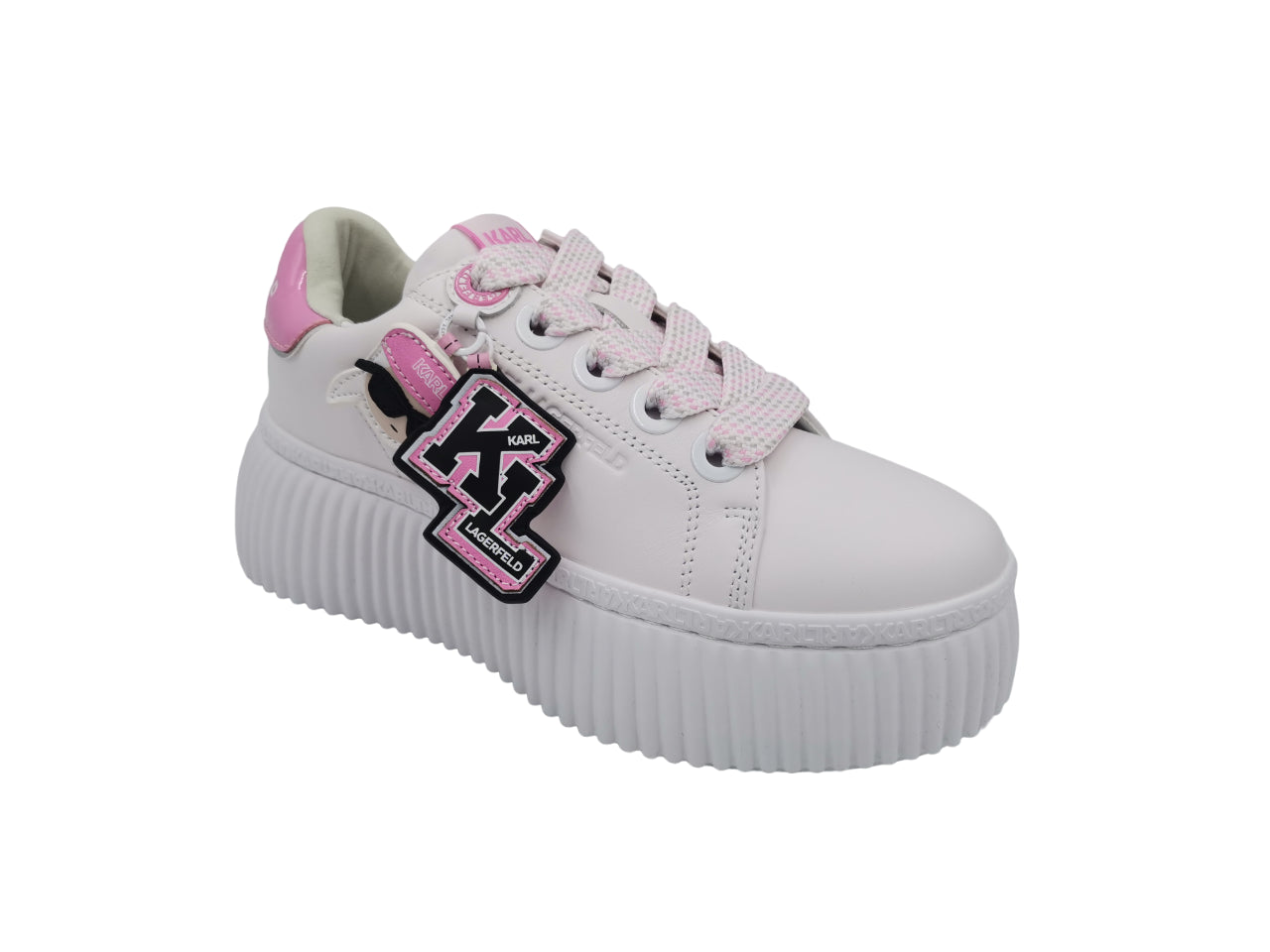 Sneakers Karl Lagerfeld Donna Kreeper Bianco/rosa